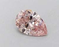 Brilliant Fancy Intense Pink Color I2 Clarity 1.21 CT Pear Shape Moissanite Diamond For Birthday Ring