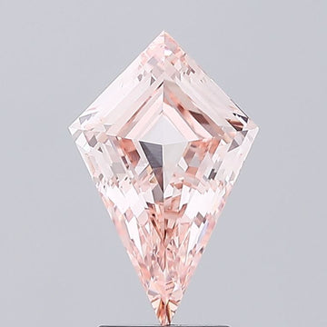 Timeless Fancy Intense Pink Color VS1 Clarity 2.40 CT Antique Shape Lab grown Diamond For Gift Ring
