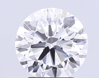Elegant 4.51 CT Round Shape F Color VS1 Clarity Lab Grown Diamond For First Rain