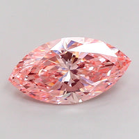 Unique Of 2.52 CT Marquise Shape Fancy Vivid Pink Color VS2 Clarity Lab Grown Diamond For Quiet Days