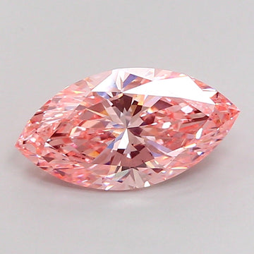 Unique Of 2.52 CT Marquise Shape Fancy Vivid Pink Color VS2 Clarity Lab Grown Diamond For Quiet Days