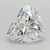 Elegant Of 1.54 CT Heart Shape D Color VS1 Clarity Lab Grown Diamond For That Touch