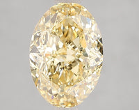 Unique Of 3.04 CT Oval Shape Fancy Intense Yellow Color VS2 Clarity Lab Grown Diamond For The Still