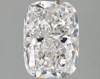 Bright 2.04 CT Cushion Shape F Color VVS2 Clarity Moissanite Diamond For Final Drift