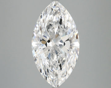 Bright 4.04 CT Marquise Shape D Color SI1 Clarity Lab grown Diamond For this Moment