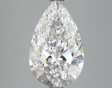 Exclusive 3.04 CT Pear Shape D Color VS1 Clarity Moissanite Diamond For Propose Ring