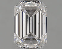 Brilliant 1.04 CT Emerald Cut Moissanite Diamond D Color VS2 Clarity For Create Your Dream Solitaire Ring