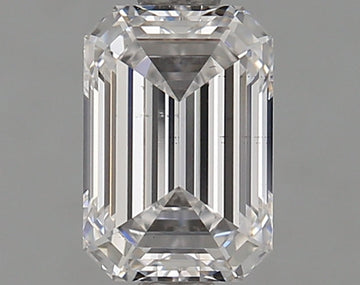 Brilliant 1.04 CT Emerald Cut Moissanite Diamond D Color VS2 Clarity For Create Your Dream Solitaire Ring
