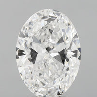 Affordable 3.51 CT Oval Shape D Color VS1 Clarity Lab Grown Diamond For Propose Ring