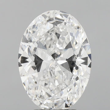 Affordable 3.51 CT Oval Shape D Color VS1 Clarity Lab Grown Diamond For Propose Ring