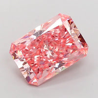 Stylish Of 4.01 CT Emerald Shape Fancy Vivid Pink Color VS2 Clarity Moissanite Diamond For Even Peace