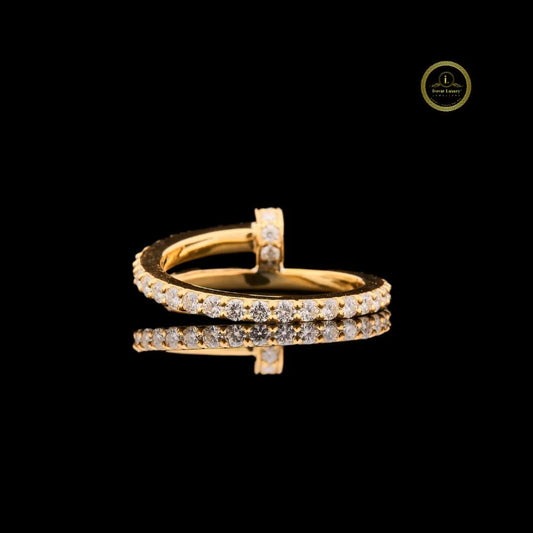 Open Wrap Moissanite Pave Statement Ring - view 4