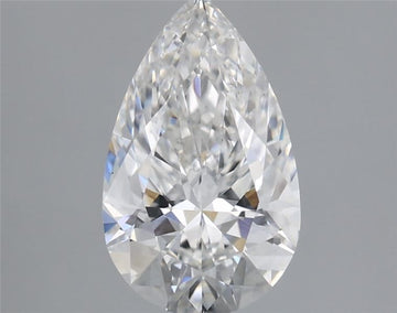 Stunning 1.54 CT Pear Shape E Color VS1 Clarity Lab grown Diamond For Birthday Ring