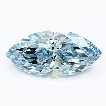 Exclusive Of 1.70 CT Marquise Shape Fancy Vivid Blue Color VS2 Clarity Lab Grown Diamond For True Wait