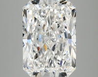 Unique 5.05 CT Radiant Shape D Color SI1 Clarity Lab grown Diamond For Kind Storm