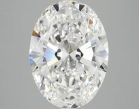 Premium 5.01 CT Oval Shape D Color VS1 Clarity Lab Grown Diamond For Party Ring