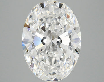 Premium 5.01 CT Oval Shape D Color VS1 Clarity Lab Grown Diamond For Party Ring