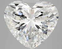Premium Of 5.44 CT Heart Shape D Color VS1 Clarity Lab Grown Diamond For One Wish