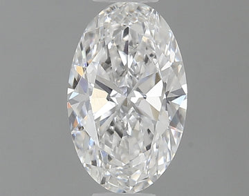Classic 0.52 CT Oval Shape D Color VS1 Clarity Lab Grown Diamond For Anniversary Ring
