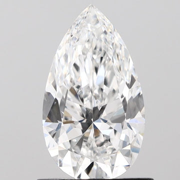 Unique Of 0.93 CT Pear Shape E Color VS1 Clarity Lab grown Diamond For Propose Ring