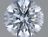 Luxurious 0.45 CT Round Shape Fancy Light Blue Color VVS1 Clarity Lab Grown Diamond For Her Gaze