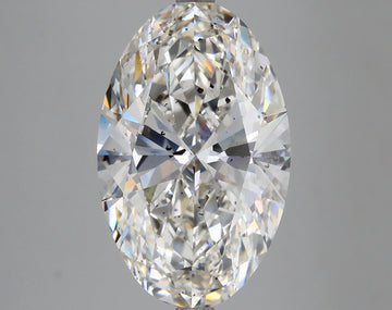 Unique 6.61 CT Oval Shape G Color SI2 Clarity Lab grown Diamond For Propose Ring