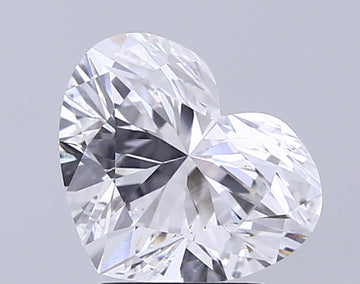 Exclusive Of 3.04 CT Heart Shape D Color VS1 Clarity Lab Grown Diamond For Quite Hope