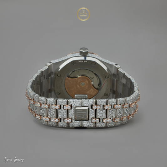 Ivevar Full Iced Out Watch Lab Grown Diamond Luxury