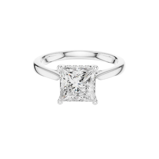 Princess Cut Solitaire Ring - view 2