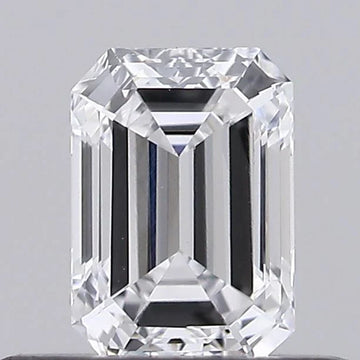 Premium Of 0.39 CT Emerald Shape D Color VS1 Clarity Moissanite Diamond For Her Voice