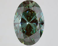 Fantastic 5.50 CT Oval Shape Fancy Vivid Green Color VS1 Clarity Lab grown Diamond For Special One Ring