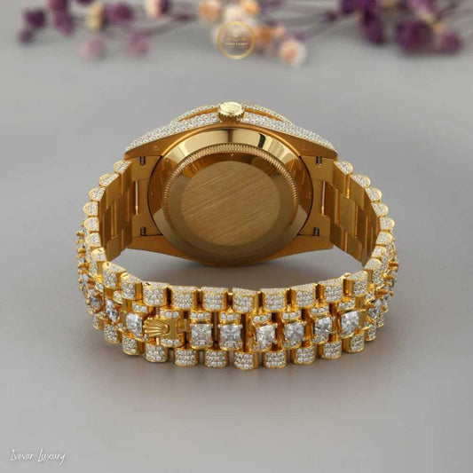 Automatic Diamond Watch Full Custom Hip Hop Style Ivevar