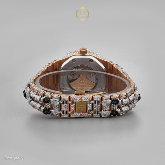 Sparkling Ivevar Lab Created Diamond Watch  Iced & Luxurious