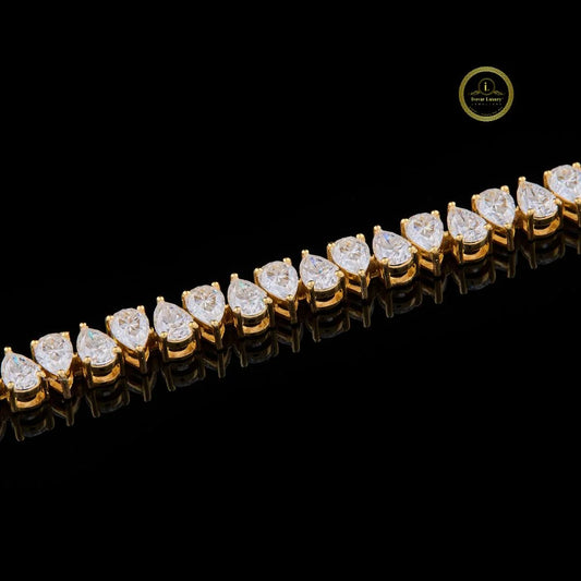Pear Cut Tennis Bracelets - view 4