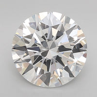 Minimalist 3.01 CT Round Shape E Color VS1 Clarity Lab grown Diamond For Bride Ring