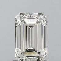Excellent 1.54 CT Emerald Shape G Color VS2 Clarity Lab grown Diamond For Birthday Ring