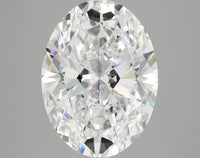 Great 5.06 CT Oval Shape D Color VVS2 Clarity Lab grown Diamond For Slow Fire