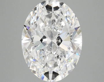 Great 5.06 CT Oval Shape D Color VVS2 Clarity Lab grown Diamond For Slow Fire