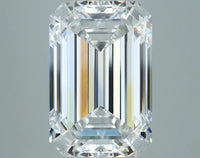 Minimalist 7.76 CT Emerald Shape D Color VS1 Clarity Moissanite Diamond For Soft Glow