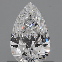 Custom 0.43 CT Pear Shape D Color SI1 Clarity Lab Grown Diamond For the That Touch