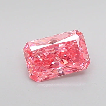 Sustainable 1.02 CT Radiant Shape Fancy Vivid Pink Color VS1 Clarity Lab grown Diamond For Someone Special Ring