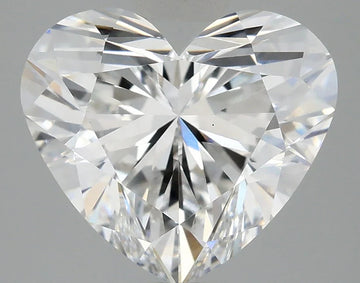 Brilliant Of 3.02 CT Heart Shape D Color VS1 Clarity Moissanite Diamond For Calm Eyes