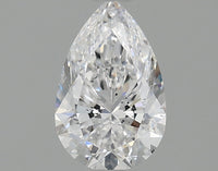 Engaged 1.06 CT Pear Shape D Color SI1 Clarity Lab Grown Diamond For the The Fold