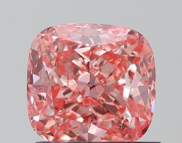 Top Quality 1.03 CT Cushion Shape Fancy Vivid Pink Color SI2 Clarity Moissanite Diamond For Wedding Ring