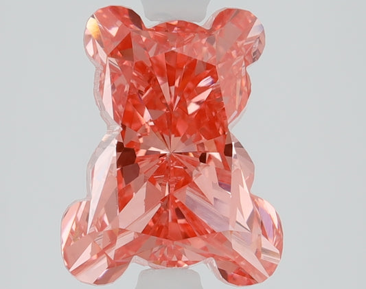 Fantastic 2.08 CT Antique Shape Fancy Vivid Pink Color VS1 Clarity Moissanite Diamond For Custom Ring