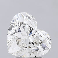 Excellent 3.12 CT Heart Shape F Color VVS2 Clarity Moissanite Diamond For Custom Ring