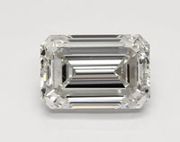 Fantastic G Color SI1 Clarity 2.23 CT Emerald Shape Moissanite Diamond For Birthday Ring