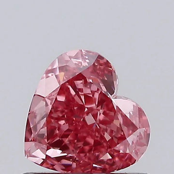 Sparkling Of 0.73 CT Heart Shape Fancy Vivid Pink Color VS1 Clarity Moissanite Diamond For Wedding ring