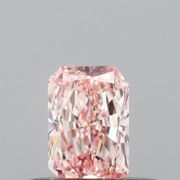 Stunning One 0.30 CT Radiant Shape Fancy Intense Pink Color VS1 Clarity Lab Grown Diamond For That Day