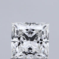 Shiny 1.00 CT Princess Shape F Color VS1 Clarity Lab grown Diamond For Wedding Ring